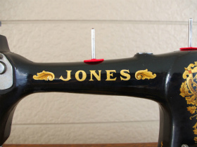 Jones CS ジョーンズ製 足踏みミシン 足踏みミシン・手回しミシンの